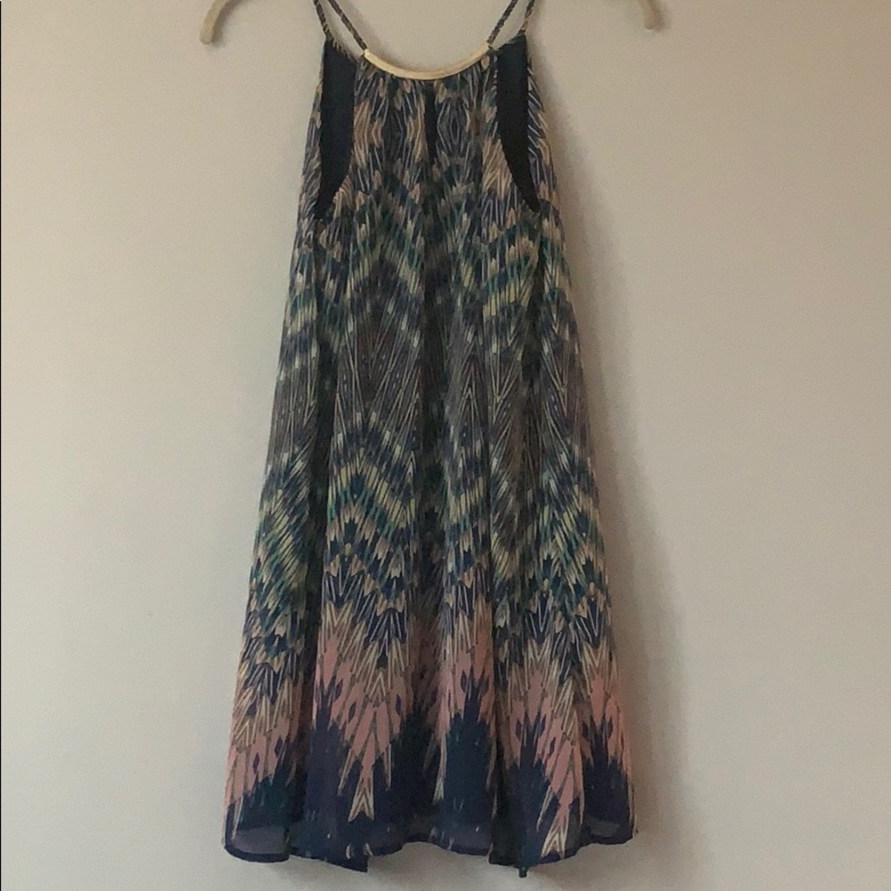 High neck dress